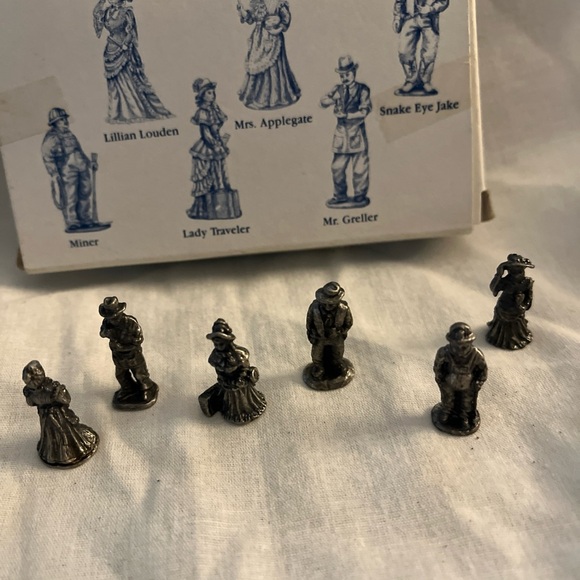 The Americana Pewter Collection AH31 6 Different Pewter Figurines - Picture 3 of 4